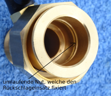 Preview: Rückschlageinsatz (geeignet für den Ersatz der Werksartikelnummer 2164400 in 1")