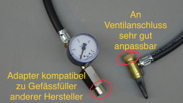 Preview: Set Klicken: 2xFüllgas(brennbar) 1xAdapter