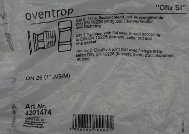 Verschraubung Oventrop Ovix St