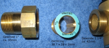 Preview: 10 x Dichtring (38,7 x 28 x 2 mm)