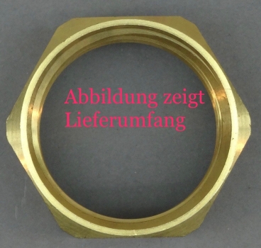 Messingmuffe Rechts - Linksgewinde 1" Innengewinde