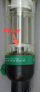 Preview: Feder für Rückspüfilter 1" und 1 1/4"