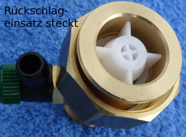Rückschlageinsatz (geeignet für den Ersatz der Werksartikelnummer 2164400 in 1")