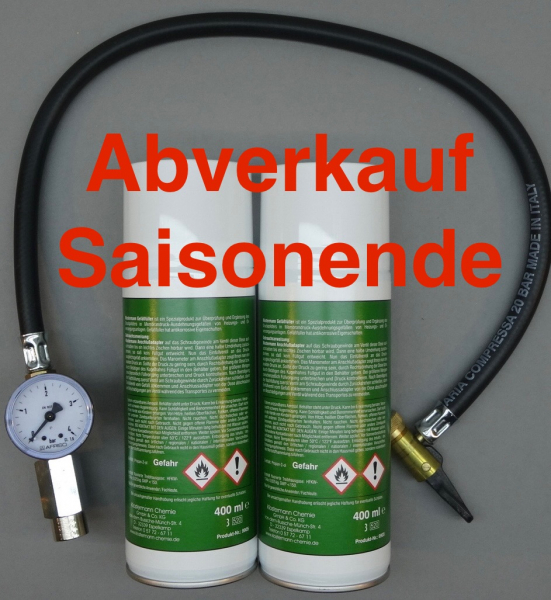 Set Klicken: 2xFüllgas(brennbar) 1xAdapter