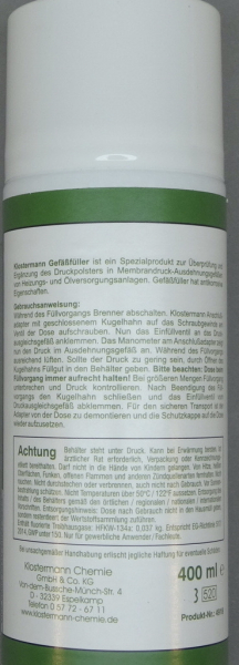 Set: 2xFüllgas (unbrennbar) 1xAdapter (Afriso)