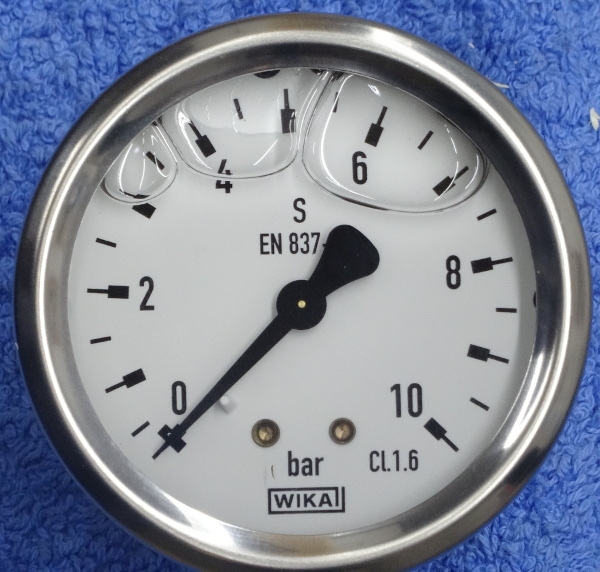 Manometer 0-10bar (Glycerinfüllung) WIKA