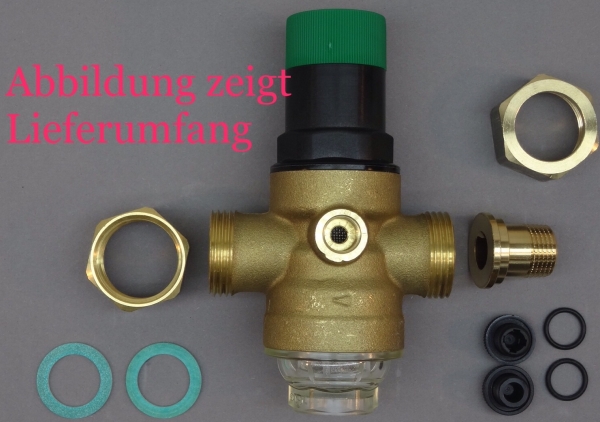 D06F-3/4-Links (mit Überwurfmutter und Verschraubung 1/2")