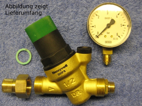 D05FS, 1/2" - 3/8" (Festwasseranschluss)