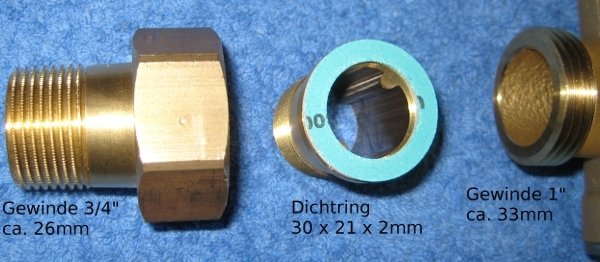 10 x Dichtring (30 x 21 x 2 mm)