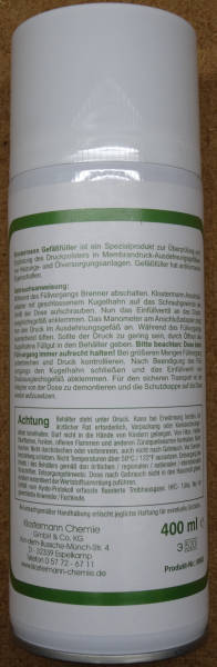 12 x Klostermann Füllgas (unbrennbar)