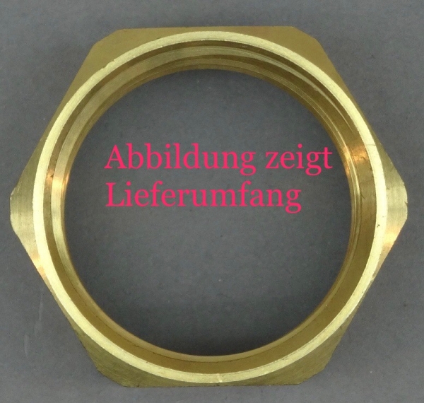 Messingmuffe Rechts - Linksgewinde 1" Innengewinde