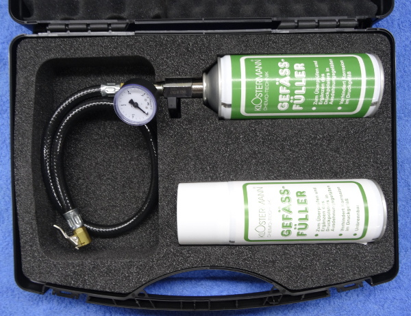 Kofferset für Füllgasadapter (leer)