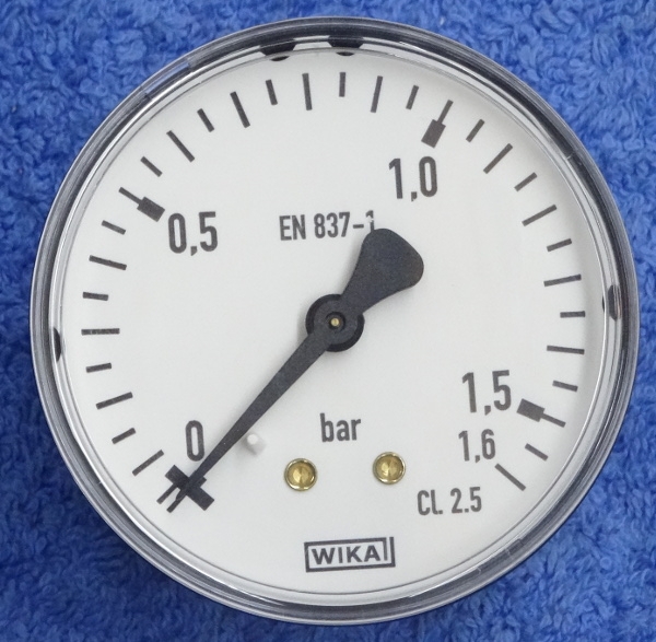 Manometer 0-1,6bar WIKA