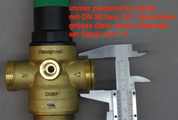 Wasserpumpenverschraubung (G1" auf R1/2")