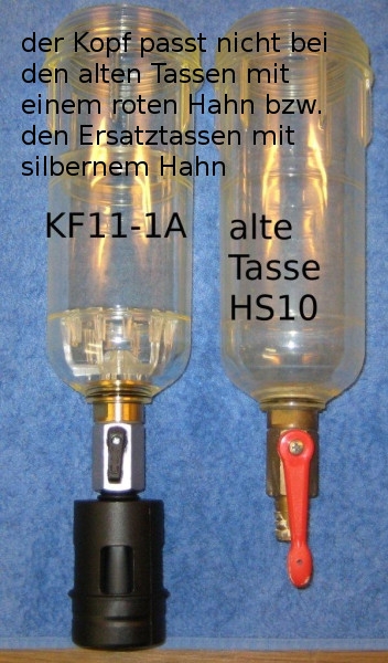 Kopfteil HS10S in 1" / DN25